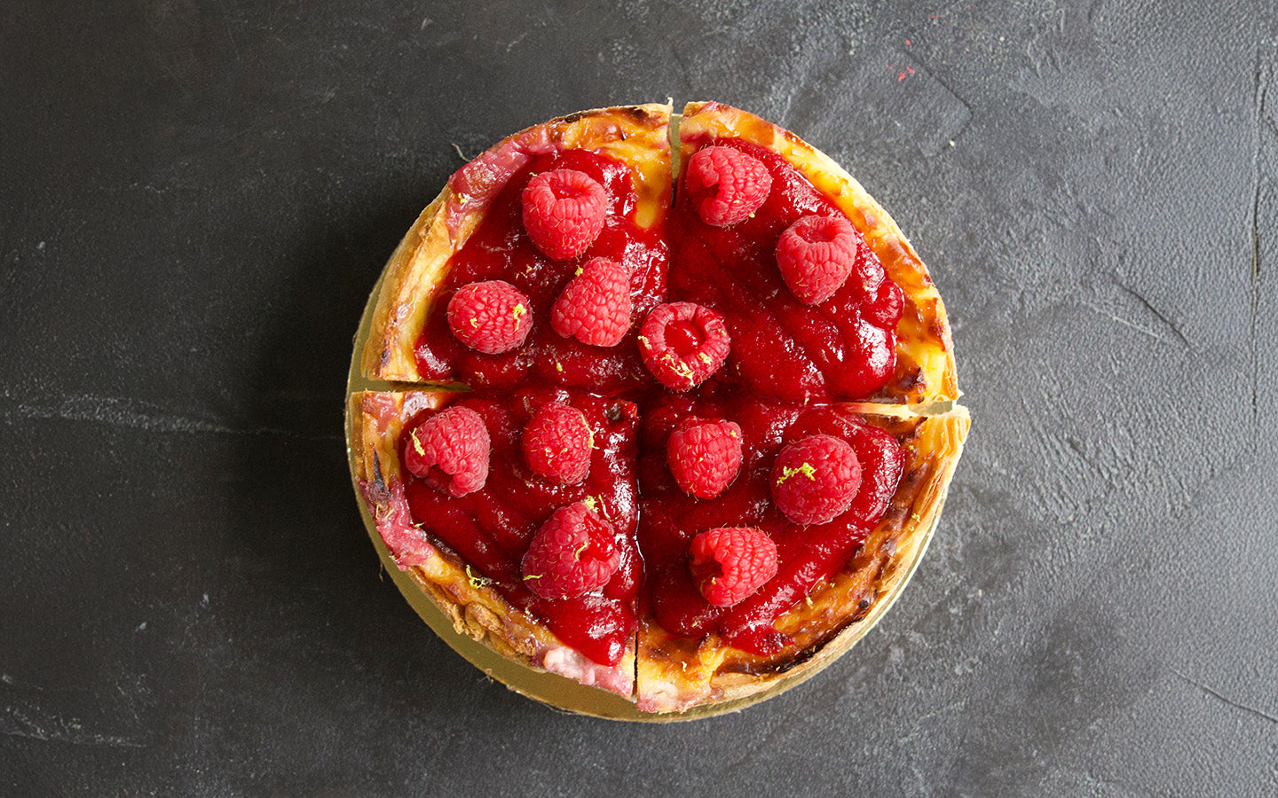 Flan 0.900kg - Framboise / Citron vert